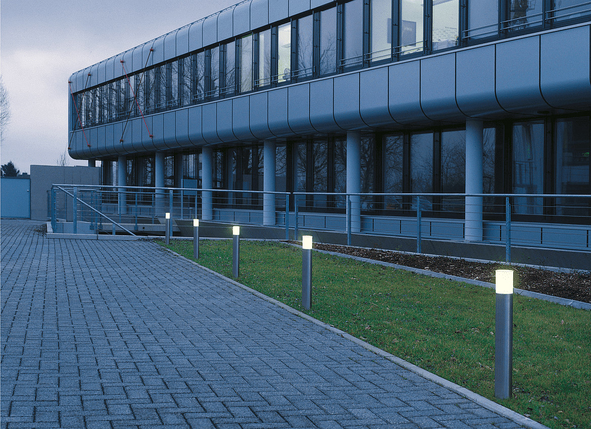 SLV Bollard pole light ROX ACRYL E27, IP44, H 90cm, inox 304 SLV Bollard pole light ROX ACRYL E27, IP44, H 90cm, inox 304