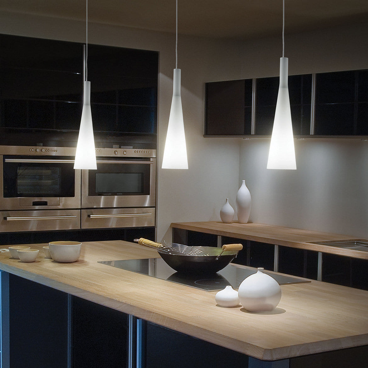 Ideal Lux Pendelarmatuur MILK SP3 3-vlams E27 IP20, wit Ideal Lux Pendelarmatuur MILK SP3 3-vlams E27 IP20, wit