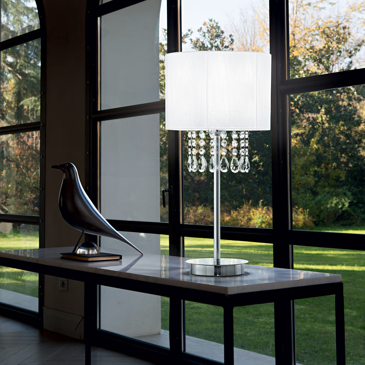 Ideal Lux Tafelarmatuur OPERA TL1 E27 IP20, wit Ideal Lux Tafelarmatuur OPERA TL1 E27 IP20, wit