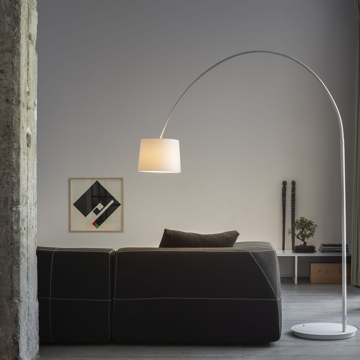 Ideal Lux Staande lamp DORSALE E27 IP20, wit Ideal Lux Staande lamp DORSALE E27 IP20, wit