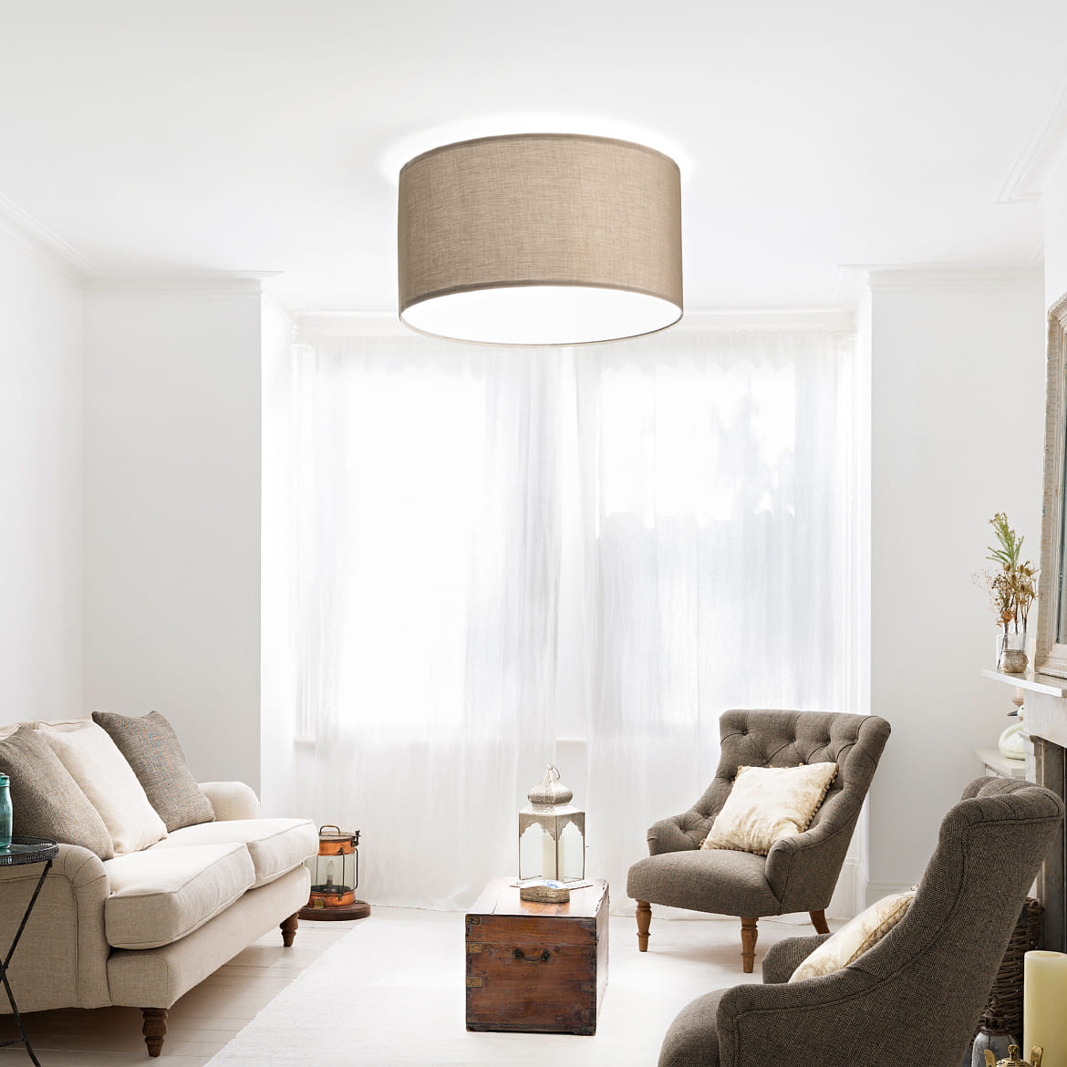 Ideal Lux shade SET UP PARALUME CILINDRO Ø 70 cm cylindrical, blue grey Ideal Lux shade SET UP PARALUME CILINDRO Ø 70 cm cylindrical, blue grey