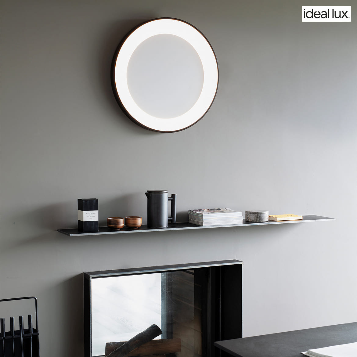 Ideal Lux Plafondarmatuur PLANET 60 IP20, zwart Ideal Lux Plafondarmatuur PLANET 60 IP20, zwart