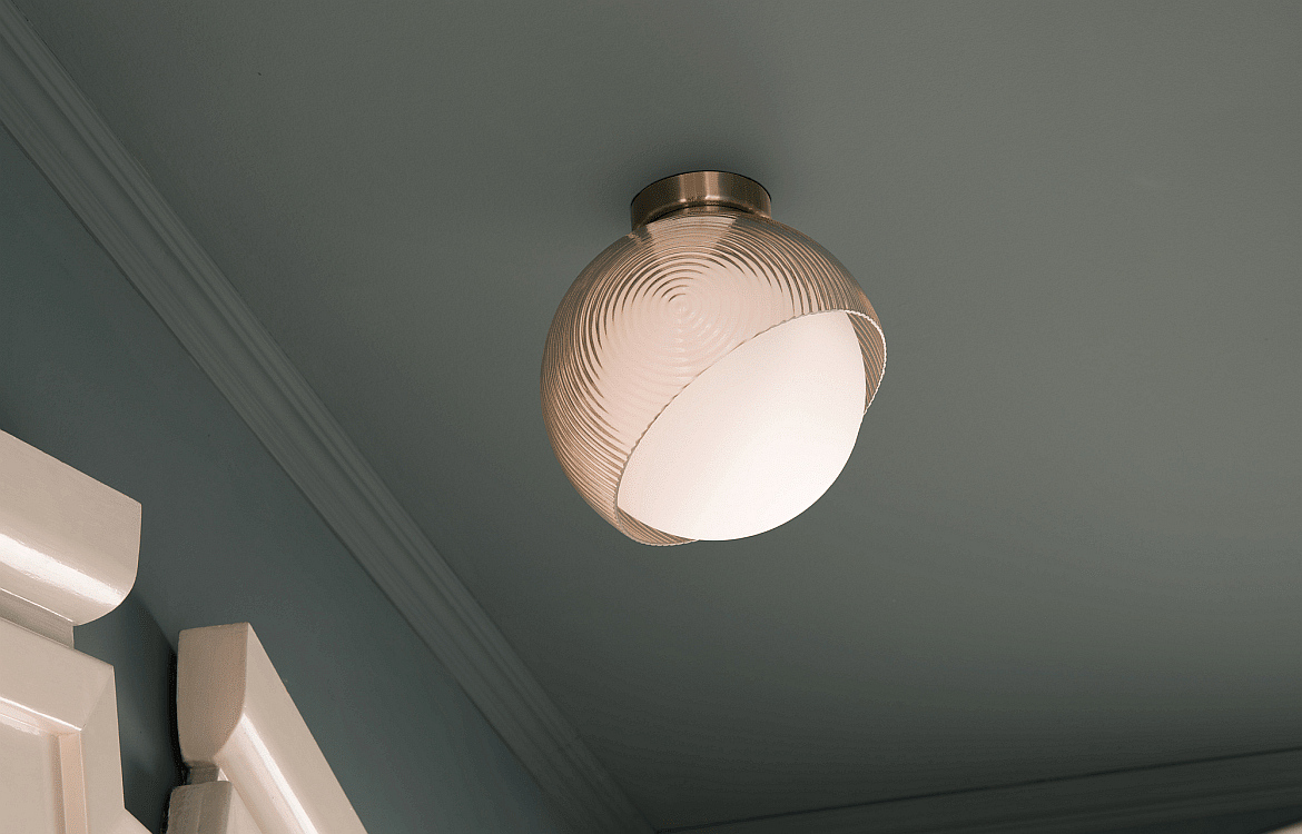 Ideal Lux ceiling luminaire BLOOM D22 with lamp socket E27 IP20, brass Ideal Lux ceiling luminaire BLOOM D22 with lamp socket E27 IP20, brass