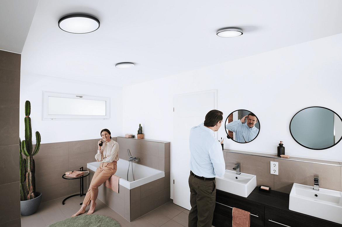 Ledvance wall and ceiling luminaire SMART+ WIFI ORBIS DISC 500MM TW tunable white, controllable via WLAN / WIFI IP44, dimmable Ledvance wall and ceiling luminaire SMART+ WIFI ORBIS DISC 500MM TW tunable white, controllable via WLAN / WIFI IP44, dimmable