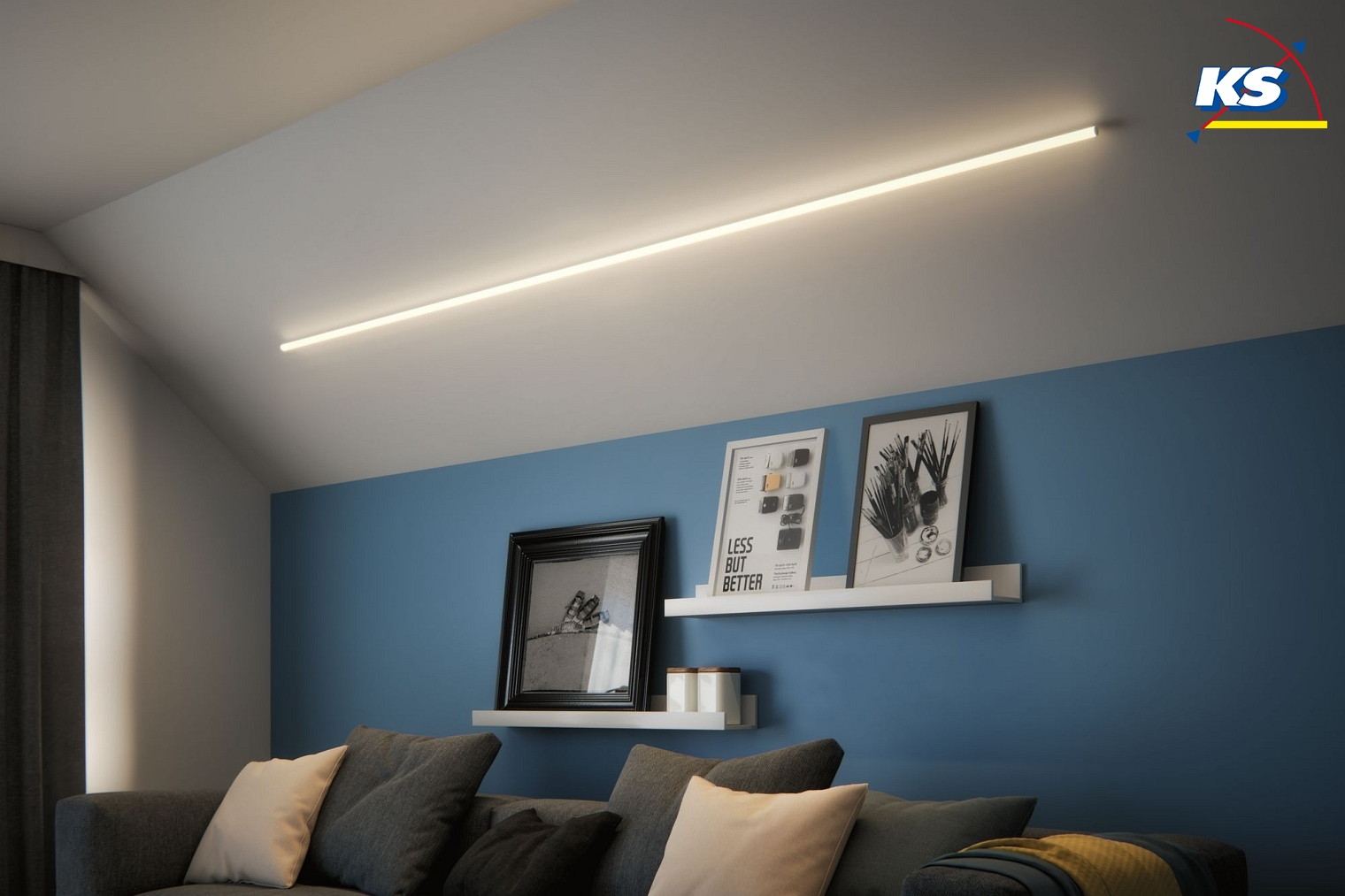 Paulmann Profiel YOURLED STRIPE met omslag, aluminium geëloxeerd, grijs, satijn Paulmann Profiel YOURLED STRIPE met omslag, aluminium geëloxeerd, grijs, satijn