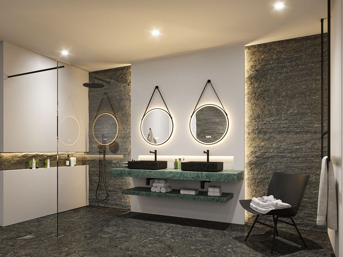 Paulmann mirror with lighting MIRRA Ø 60CM round, CCT Switch, with touch dimmer, with tape, with heating function IP44 Paulmann mirror with lighting MIRRA Ø 60CM round, CCT Switch, with touch dimmer, with tape, with heating function IP44