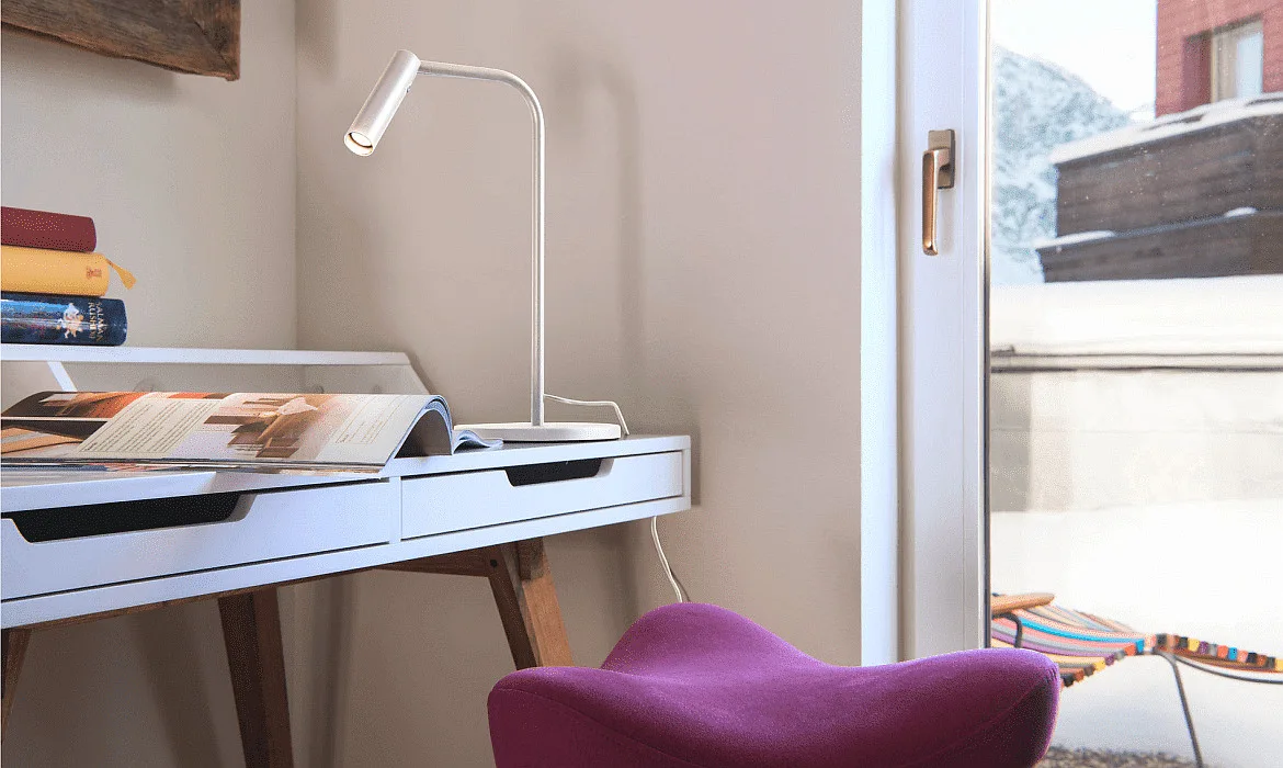 SLV Tafelarmatuur KARPO TL instelbaar, met aanraakdimmer IP20, wit dimbaar SLV Tafelarmatuur KARPO TL instelbaar, met aanraakdimmer IP20, wit dimbaar