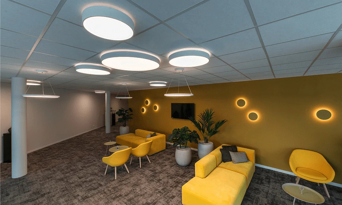 SLV wall and ceiling luminaire MEDO® PRO 60 round, DALI controllable IP50, white dimmable SLV wall and ceiling luminaire MEDO® PRO 60 round, DALI controllable IP50, white dimmable