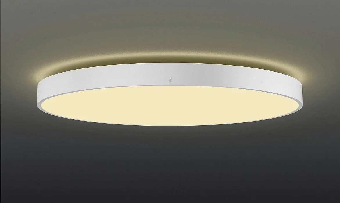 SLV ceiling luminaire MEDO® PRO 90 round, CCT Switch, UGR < 19 IP50, white dimmable SLV ceiling luminaire MEDO® PRO 90 round, CCT Switch, UGR < 19 IP50, white dimmable