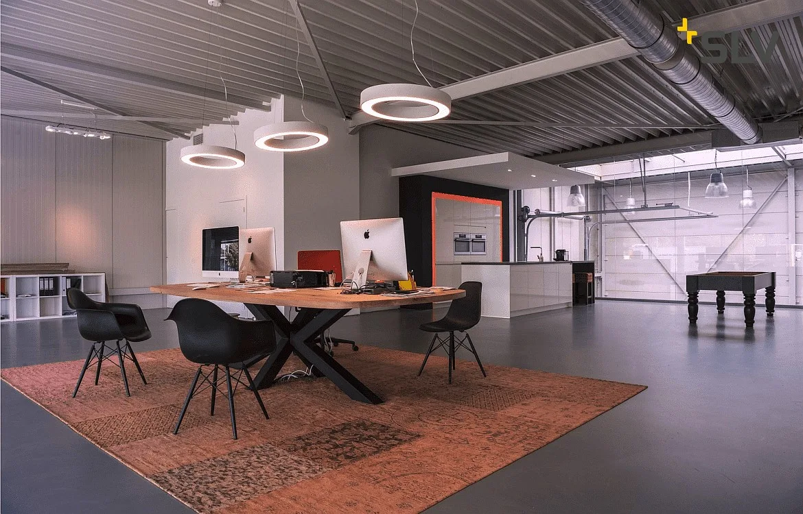 SLV LED Pendant luminaire MEDO RING 60 LED, 35W, 105°, 3000K, white SLV LED Pendant luminaire MEDO RING 60 LED, 35W, 105°, 3000K, white