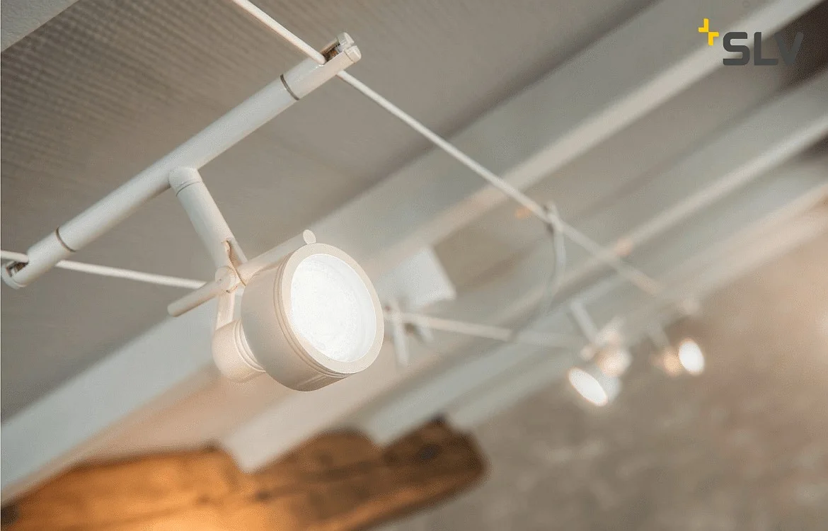 SLV Touw lamp SALUNA QR-C51 draaibaar, roteerbaar GX5.3, zwart dimbaar SLV Touw lamp SALUNA QR-C51 draaibaar, roteerbaar GX5.3, zwart dimbaar