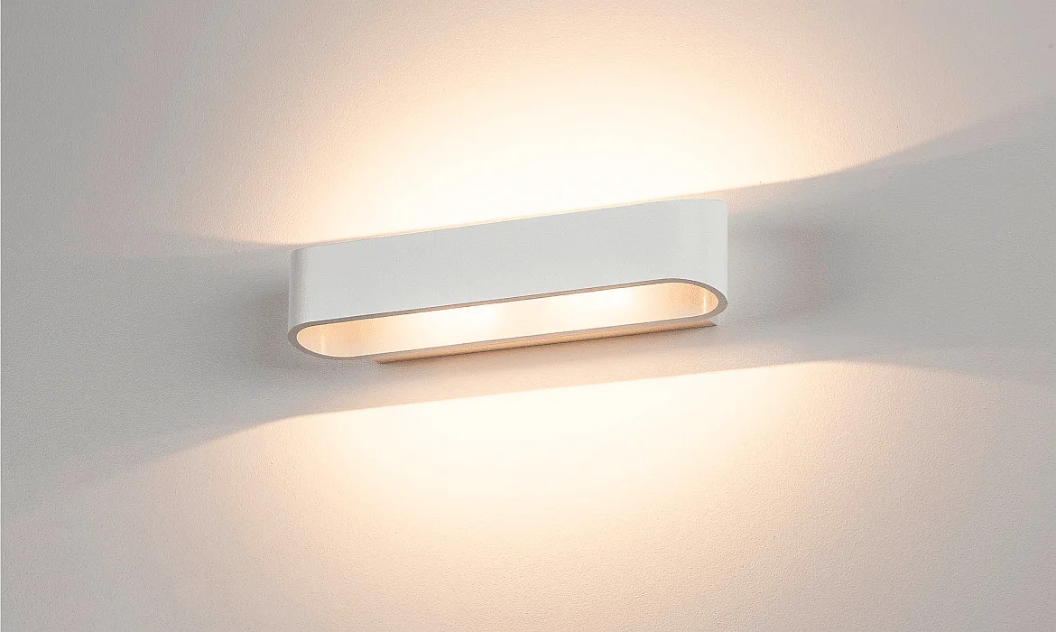 SLV Wandarmatuur ASSO LED 300 ovaal, wit SLV Wandarmatuur ASSO LED 300 ovaal, wit