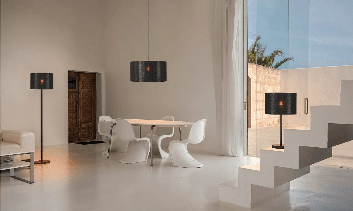 SLV FENDA Floor lamp I, E27 max. 60W, H 145cm, shade excl., black SLV FENDA Floor lamp I, E27 max. 60W, H 145cm, shade excl., black