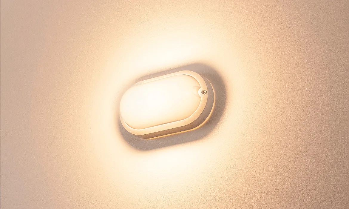 SLV LED Outdoor luminaire TERANG 2 Wall-/Ceiling luminaire, oval, 120°, SMD LED, 3000K, IP44, white SLV LED Outdoor luminaire TERANG 2 Wall-/Ceiling luminaire, oval, 120°, SMD LED, 3000K, IP44, white