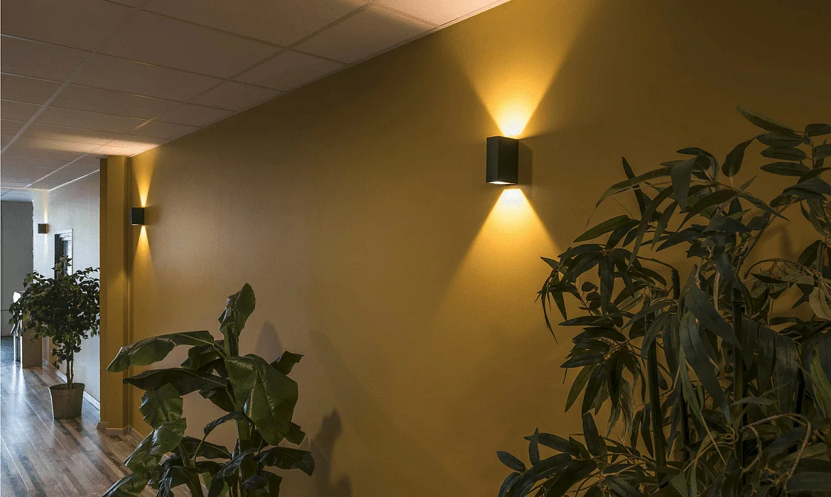 SLV LED Wall luminaire QUAD 2 XL, square, 8,6W, COB LED, 3000K, 110°, anthracite SLV LED Wall luminaire QUAD 2 XL, square, 8,6W, COB LED, 3000K, 110°, anthracite