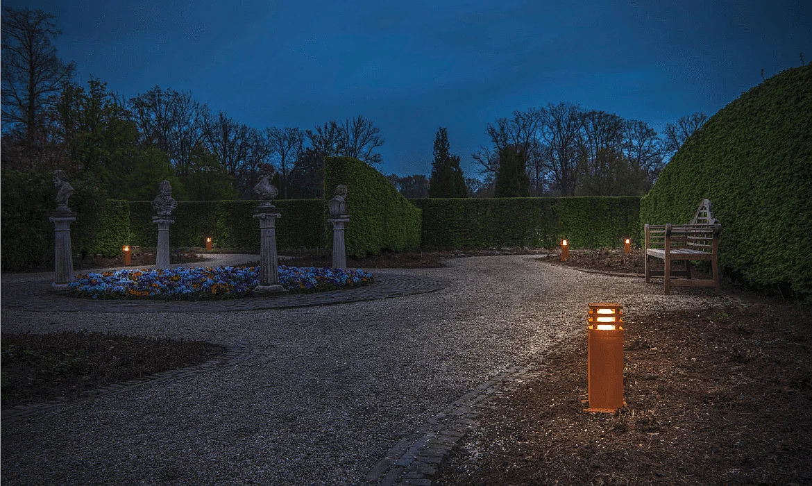 SLV Staande armatuur voor buiten RUSTY® SQUARE 40 LED IP55, roest SLV Staande armatuur voor buiten RUSTY® SQUARE 40 LED IP55, roest