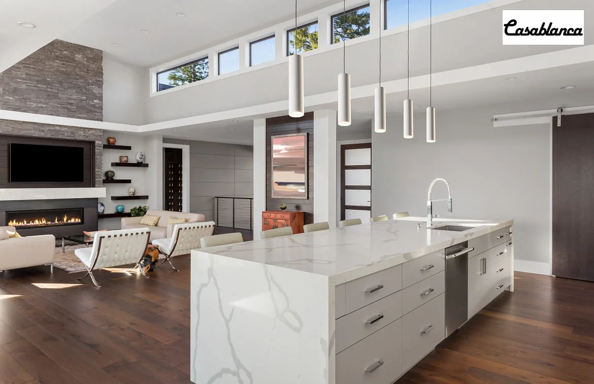 Casablanca Pendant luminaire TUBUS, GU10, IP20, white matt Casablanca Pendant luminaire TUBUS, GU10, IP20, white matt