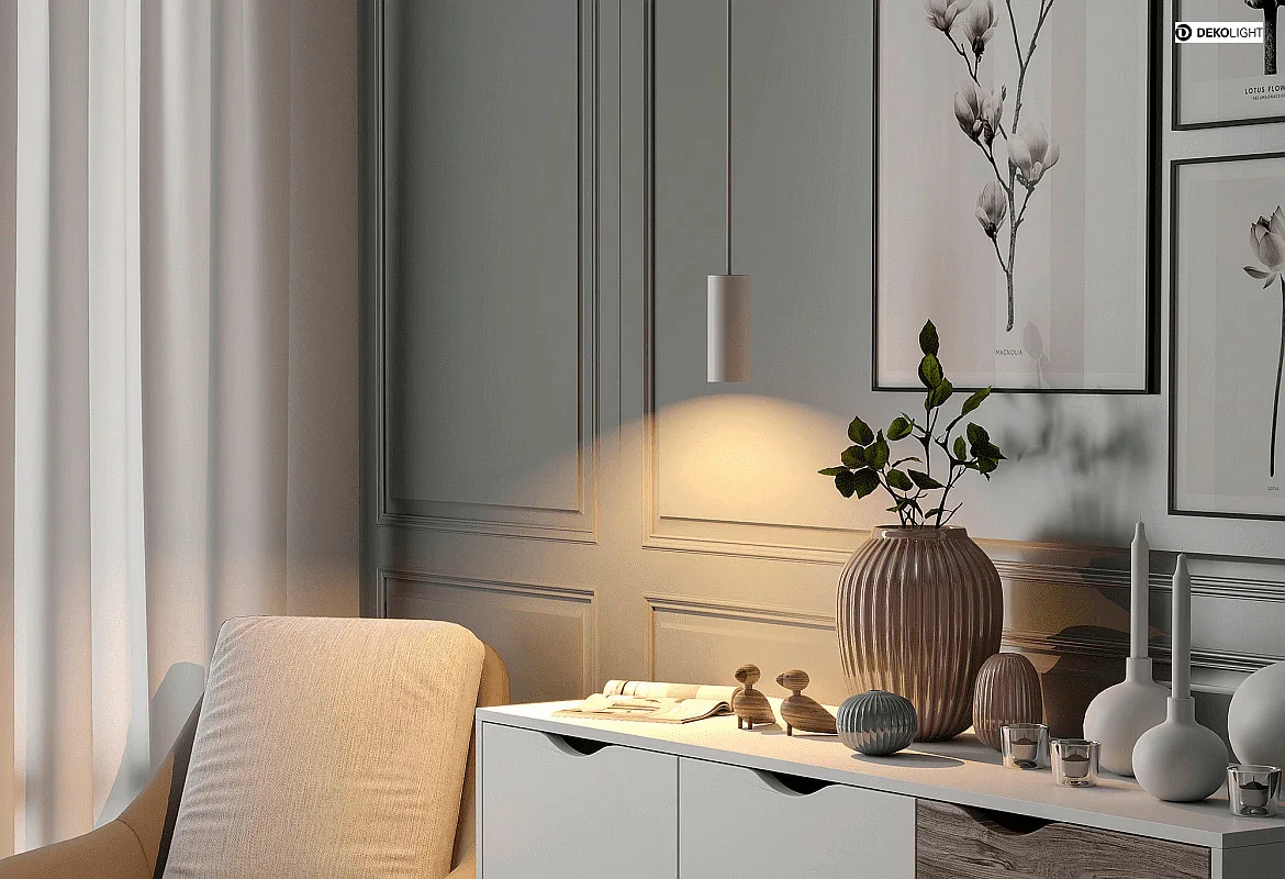 Deko-Light pendant luminaire CAN 150 down, cylindrical, direct GU10 IP20, white Deko-Light pendant luminaire CAN 150 down, cylindrical, direct GU10 IP20, white