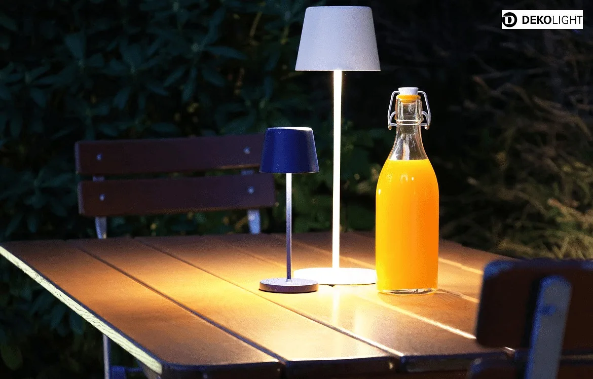 Deko-Light Tafellamp op batterijen CANIS CCT Switch, met Touch-Dimmer, zonder Lader IP65, mat, verkeerswit dimbaar Deko-Light Tafellamp op batterijen CANIS CCT Switch, met Touch-Dimmer, zonder Lader IP65, mat, verkeerswit dimbaar