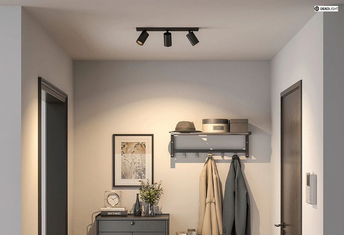 Deko-Light ceiling luminaire CAN TILT SQUARE 48CM 3 flames, square, cardanic swivelling GU10 IP20, black Deko-Light ceiling luminaire CAN TILT SQUARE 48CM 3 flames, square, cardanic swivelling GU10 IP20, black
