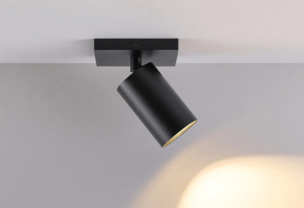 Deko-Light ceiling luminaire CAN TILT SQUARE BASE 11CM MIX'N MATCH 1/3 1 flame, square, without shade, cardanic swivelling GU10 IP20, black Deko-Light ceiling luminaire CAN TILT SQUARE BASE 11CM MIX'N MATCH 1/3 1 flame, square, without shade, cardanic swivelling GU10 IP20, black