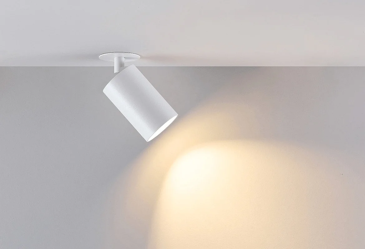 Deko-Light recessed spotlight CAN TILT ROUND SINGLE 1 flame, round, cardanic swivelling GU10 IP20, white Deko-Light recessed spotlight CAN TILT ROUND SINGLE 1 flame, round, cardanic swivelling GU10 IP20, white