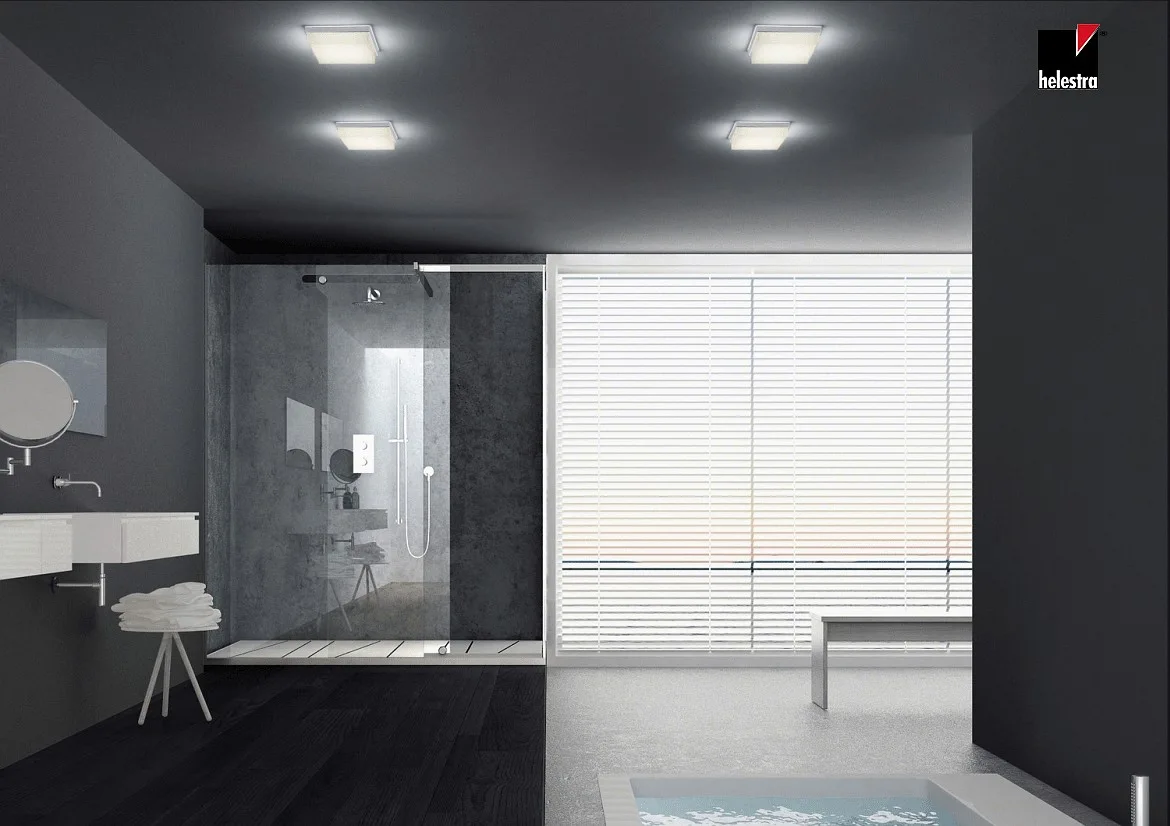 Helestra LED Ceiling luminaire COSI 110 LED Bathroom luminaire, IP30, chrome Helestra LED Ceiling luminaire COSI 110 LED Bathroom luminaire, IP30, chrome