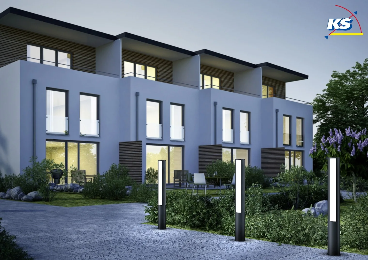 Helestra Lichtpaal PIER 3-vlams, zijdelingse straling IP55, grafiet, gesatineerd Helestra Lichtpaal PIER 3-vlams, zijdelingse straling IP55, grafiet, gesatineerd