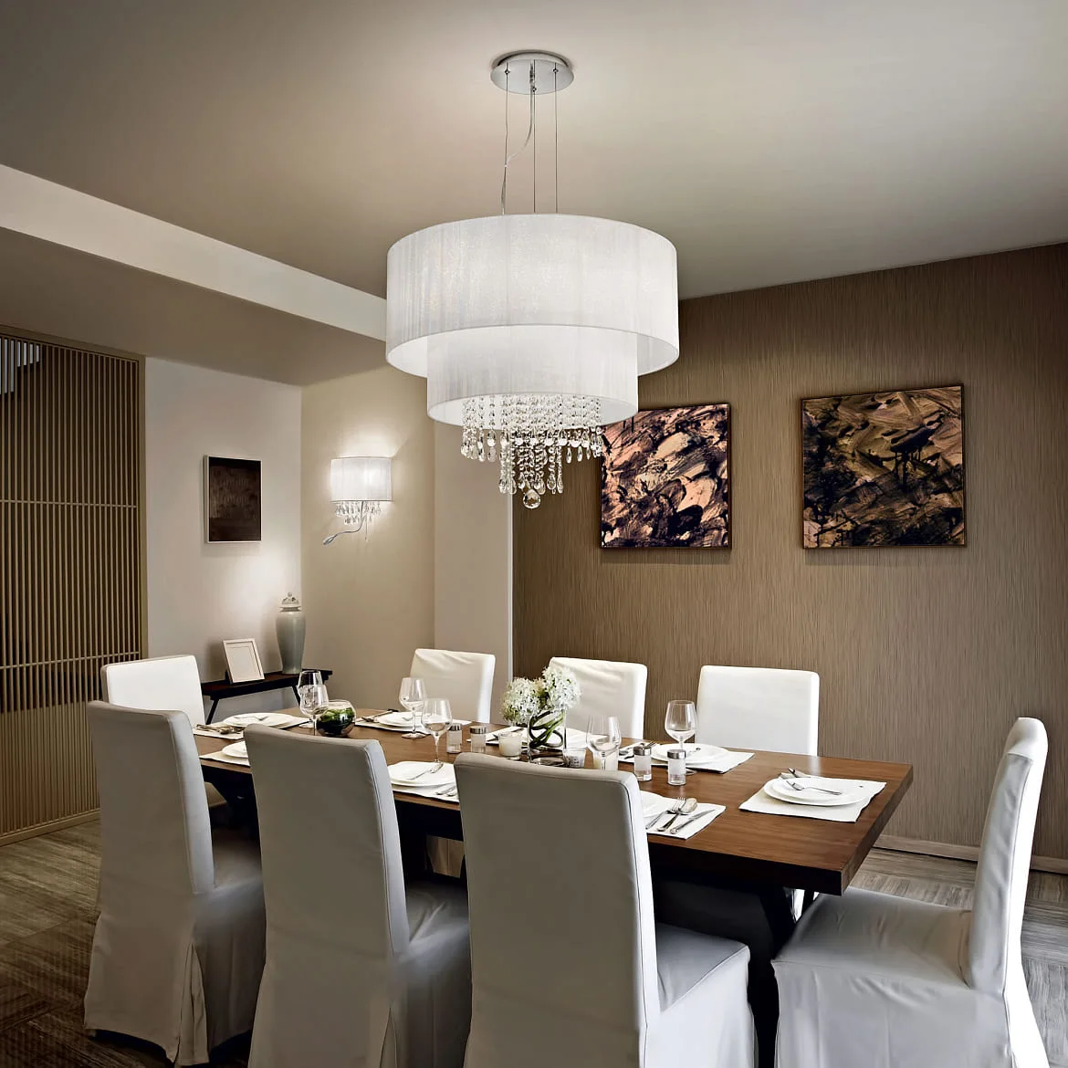 Ideal Lux Pendelarmatuur OPERA SP6 6-vlams E27 IP20, wit Ideal Lux Pendelarmatuur OPERA SP6 6-vlams E27 IP20, wit