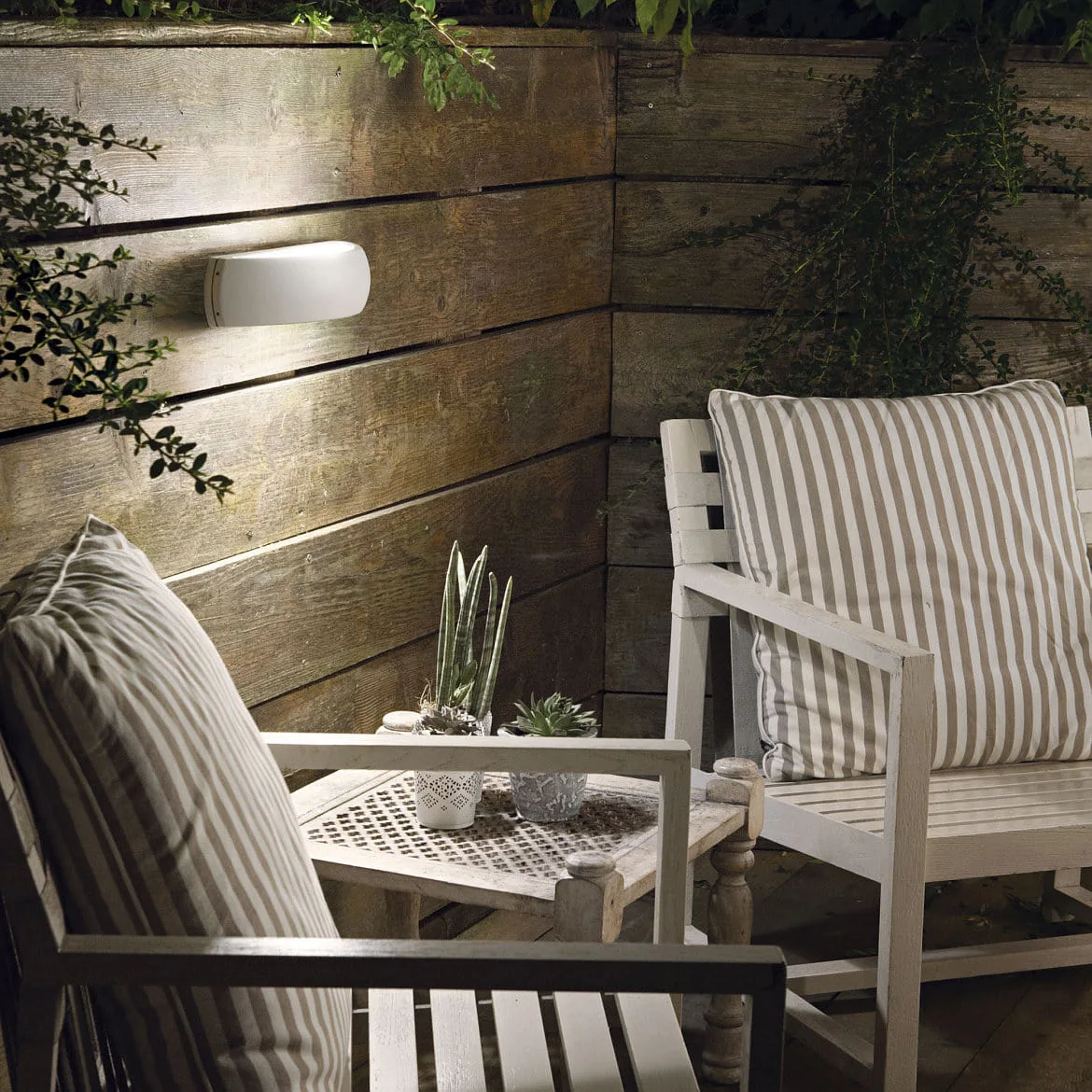 Ideal Lux Wandarmatuur GIOVE AP1 E27 IP54, wit Ideal Lux Wandarmatuur GIOVE AP1 E27 IP54, wit