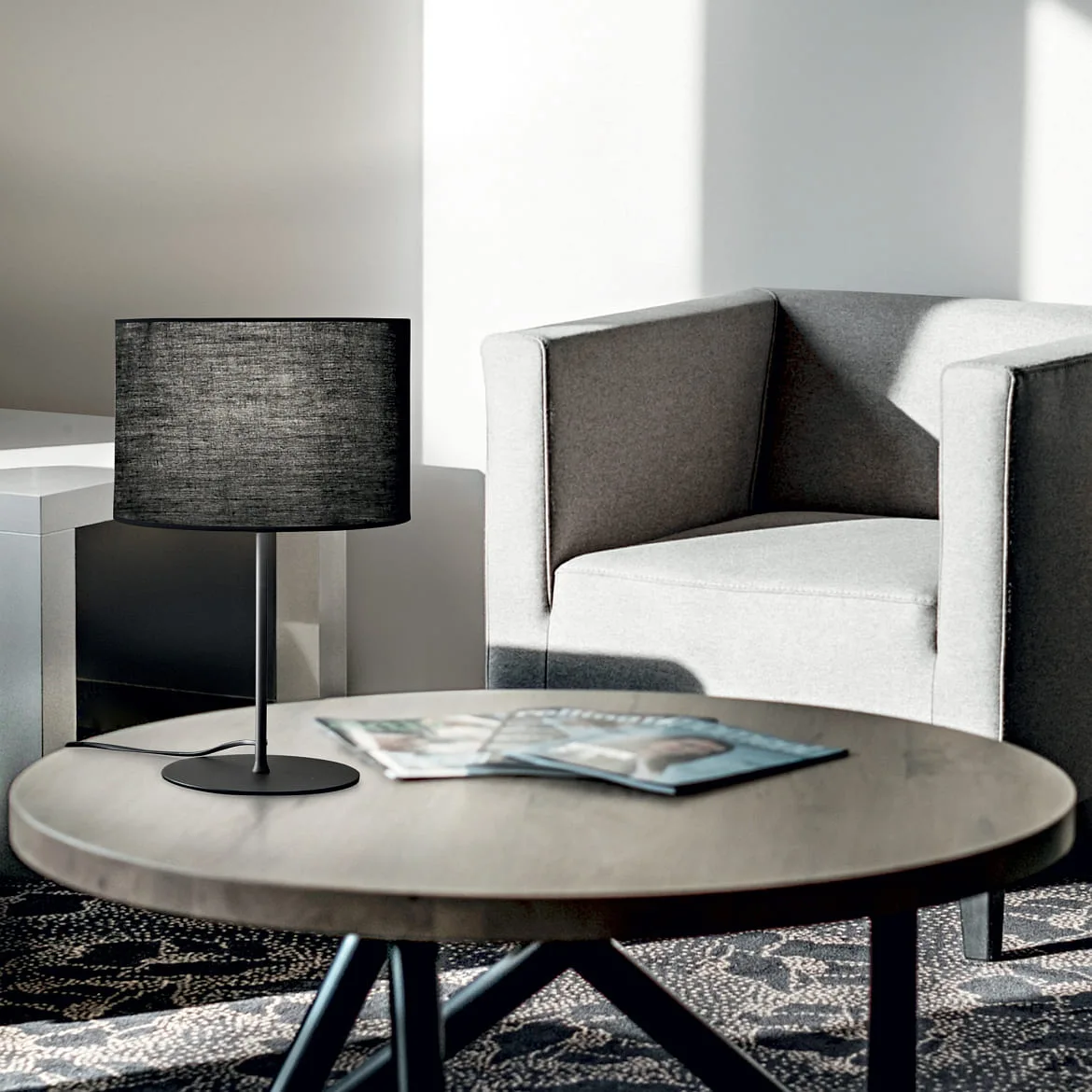 Ideal Lux table lamp SET UP 330 E27 IP20, black Ideal Lux table lamp SET UP 330 E27 IP20, black