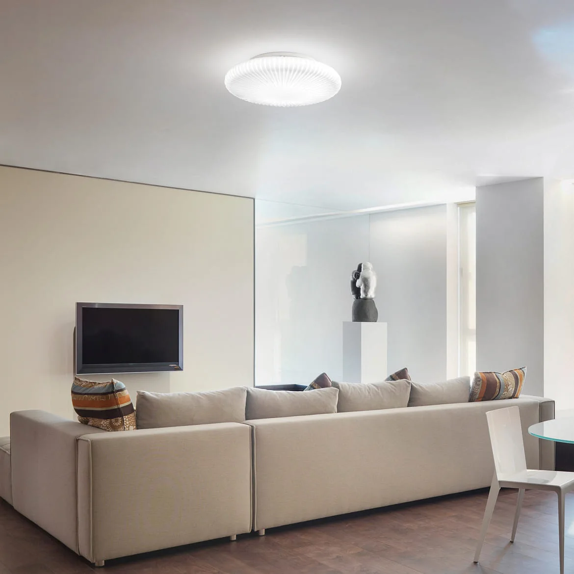 Ideal Lux ceiling luminaire ATRIUM 45 IP20, white Ideal Lux ceiling luminaire ATRIUM 45 IP20, white