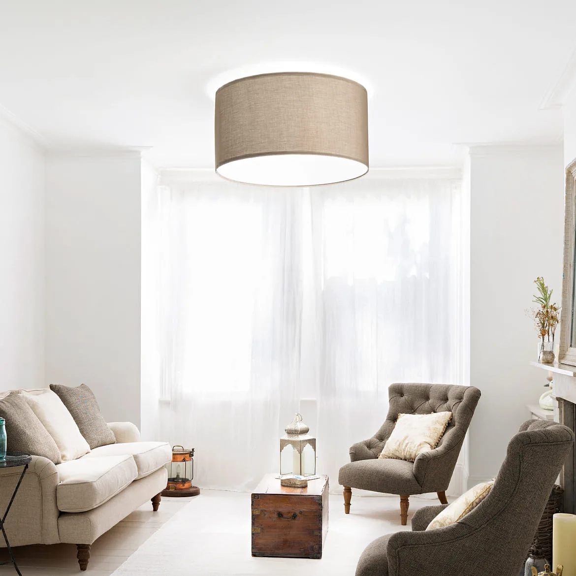 Ideal Lux ceiling luminaire SET UP MPL1 without shade E27 IP20, white Ideal Lux ceiling luminaire SET UP MPL1 without shade E27 IP20, white
