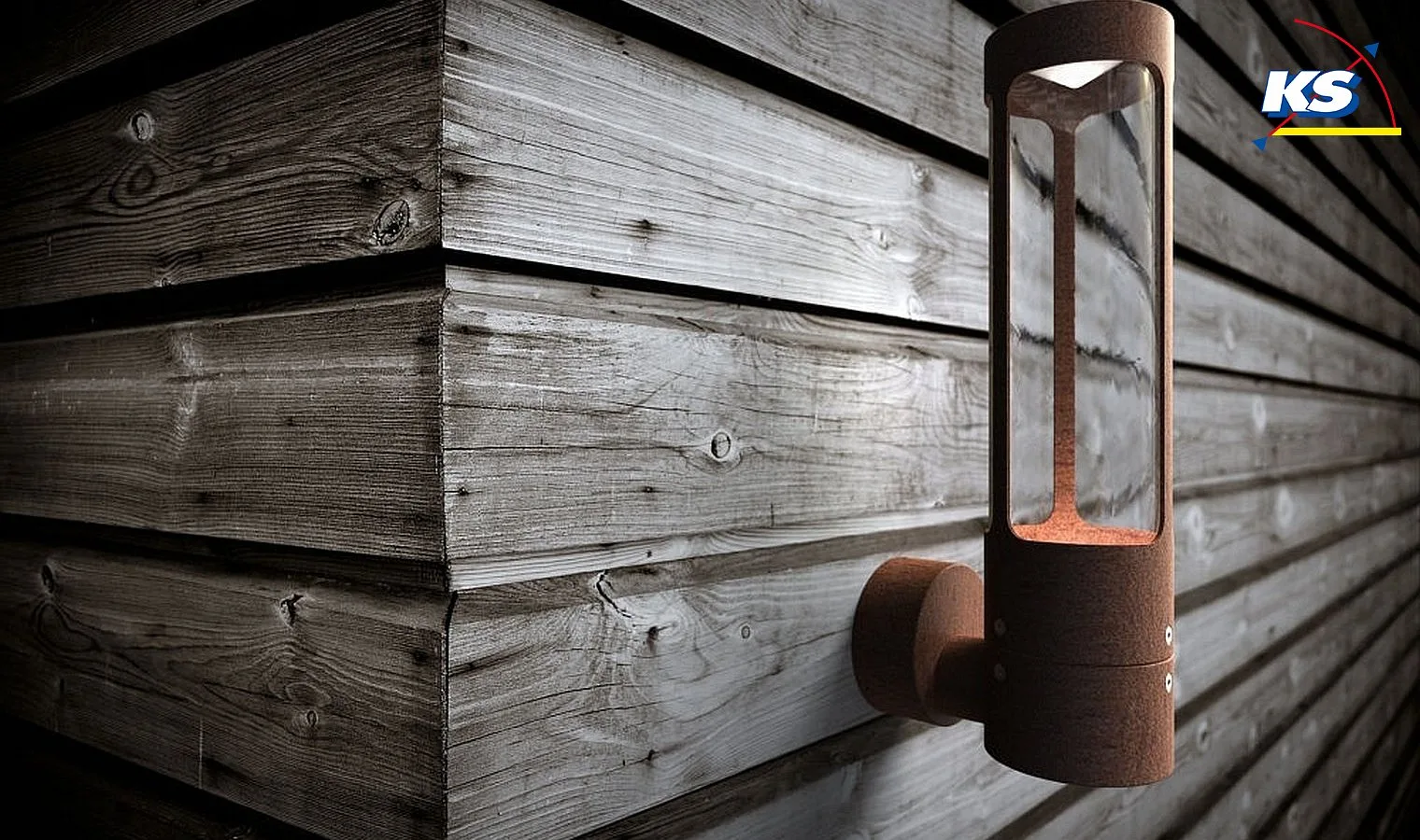Nordlux Wandarmatuur voor buitenshuis HELIX GU10 IP44, corten (staal) Nordlux Wandarmatuur voor buitenshuis HELIX GU10 IP44, corten (staal)