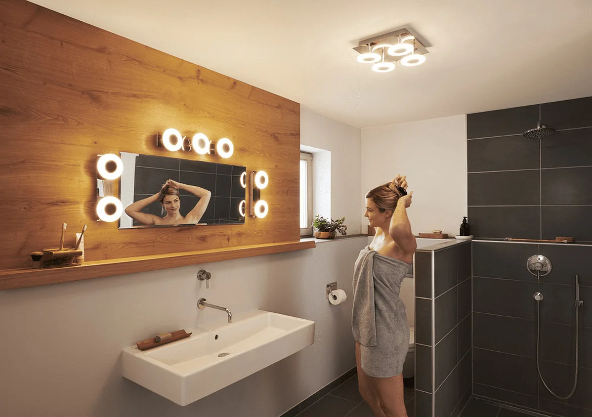 Ledvance Wandarmatuur SMART+ WIFI ORBIS WALL WAVE 520MM TW 3-vlams, Tunable White, bedienbaar via WLAN / WIFI IP44, dimbaar Ledvance Wandarmatuur SMART+ WIFI ORBIS WALL WAVE 520MM TW 3-vlams, Tunable White, bedienbaar via WLAN / WIFI IP44, dimbaar