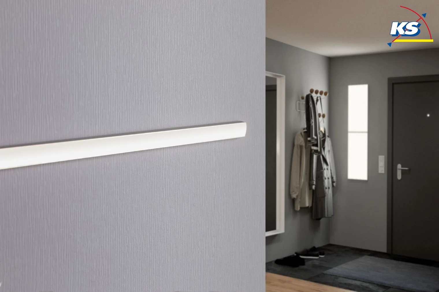 Paulmann Profiel YOURLED STRIP BASE met omslag, aluminium geëloxeerd, satijn Paulmann Profiel YOURLED STRIP BASE met omslag, aluminium geëloxeerd, satijn