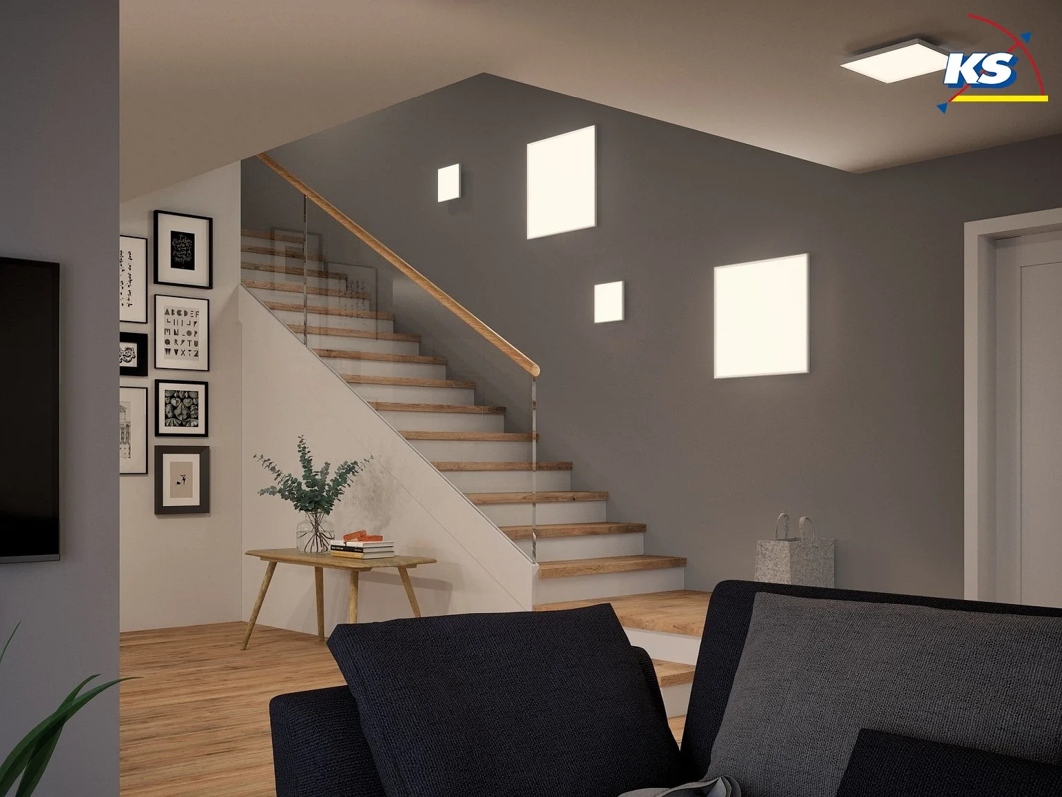 Paulmann LED Panel VELORA DIM surfaced mounting, 22.5cm, 230V, 20W 3000K 1600lm, dimmable, white matt Paulmann LED Panel VELORA DIM surfaced mounting, 22.5cm, 230V, 20W 3000K 1600lm, dimmable, white matt