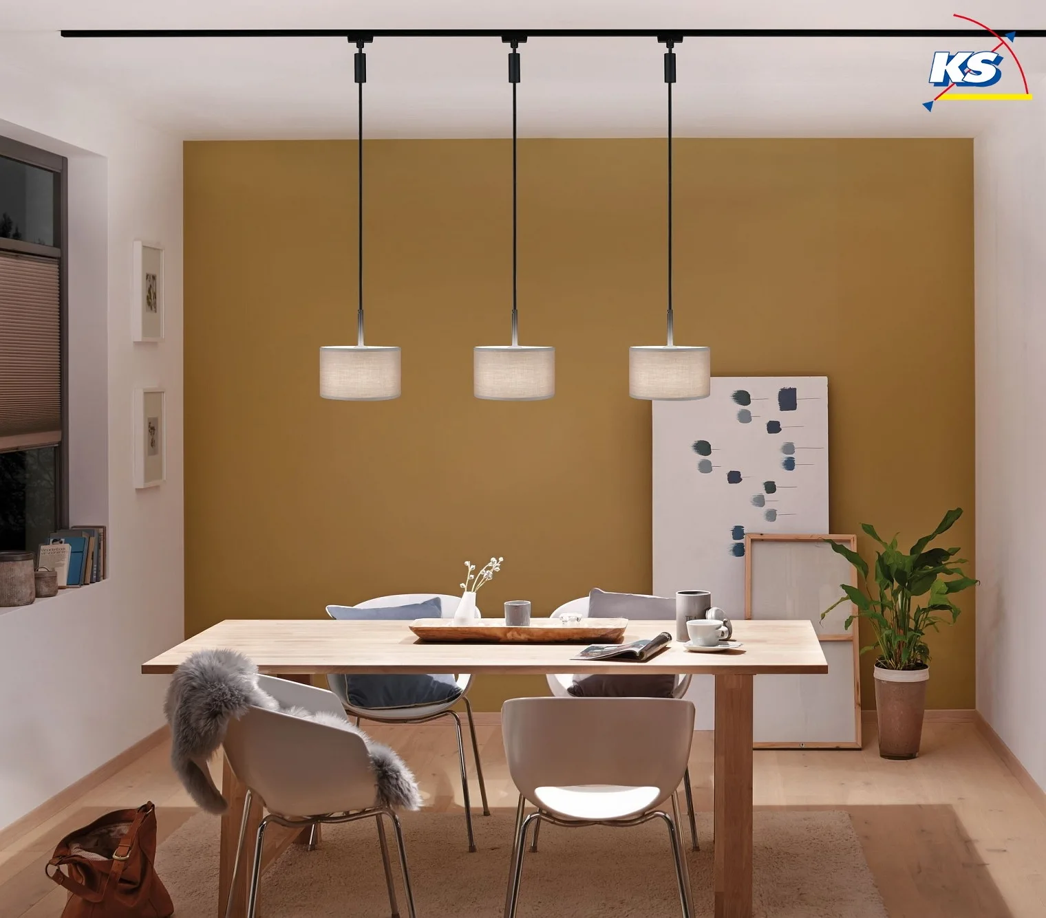 Paulmann Pendelarmatuur URAIL DECOSYSTEMS zonder lampenkap E14, zwart mat, wit dimbaar Paulmann Pendelarmatuur URAIL DECOSYSTEMS zonder lampenkap E14, zwart mat, wit dimbaar