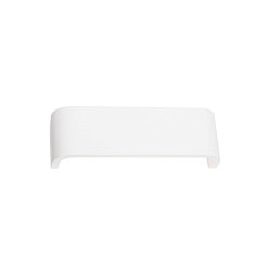MANA Lamp shade, plaster, white, width 30,9cm