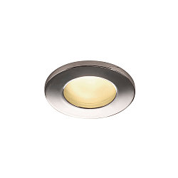 Downlight DOLIX OUT QPAR51 rond, stijf GU10 IP65, chroom dimbaar