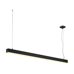 Pendelarmatuur Q-LINE PD DALI single, zwart dimbaar