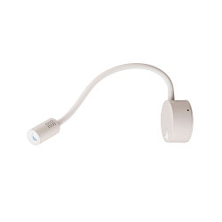 Display-armatuur DIO FLEX PLATE met schakelaar, met flexibele arm IP 20, wit