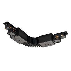 3-fase flex connector S-TRACK PHASE & DALI opbouwversie, DALI aanstuurbaar, zwart