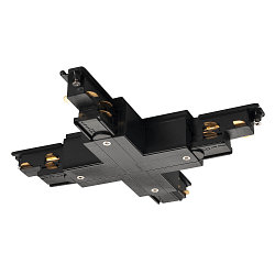 3-fase X-connector S-TRACK PHASE & DALI opbouwversie, DALI aanstuurbaar, zwart