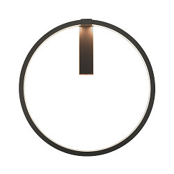 Wandarmatuur ONE 60 DALI IP20, zwart dimbaar