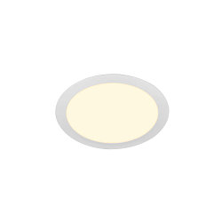 Plafondinbouwarmatuur SENSER 24 DL rond IP20, wit