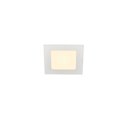 Plafondinbouwarmatuur SENSER 12 DL hoekig IP20, wit