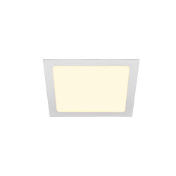 Plafondinbouwarmatuur SENSER 24 DL hoekig IP20, wit