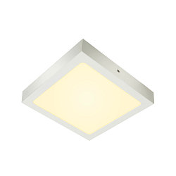 Wand- en plafondarmatuur SENSER 24 CW hoekig IP20, wit