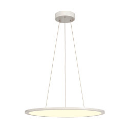 Pendelarmatuur PANEL 60 DALI LED rond, wit